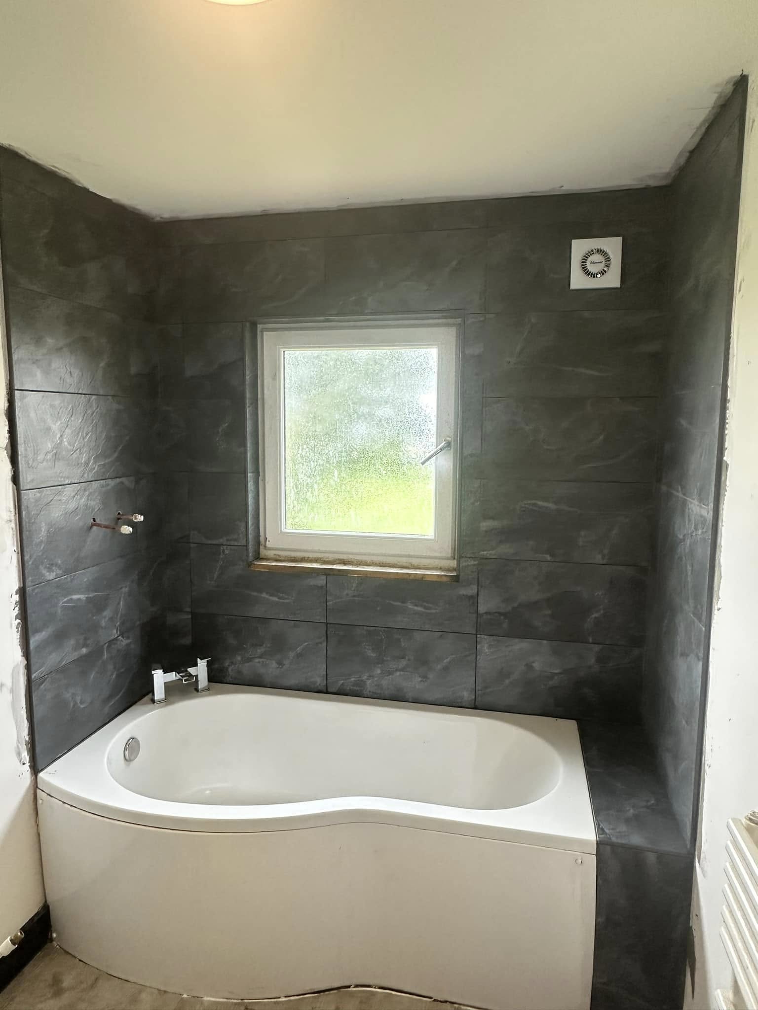Dark Slate Bathroom